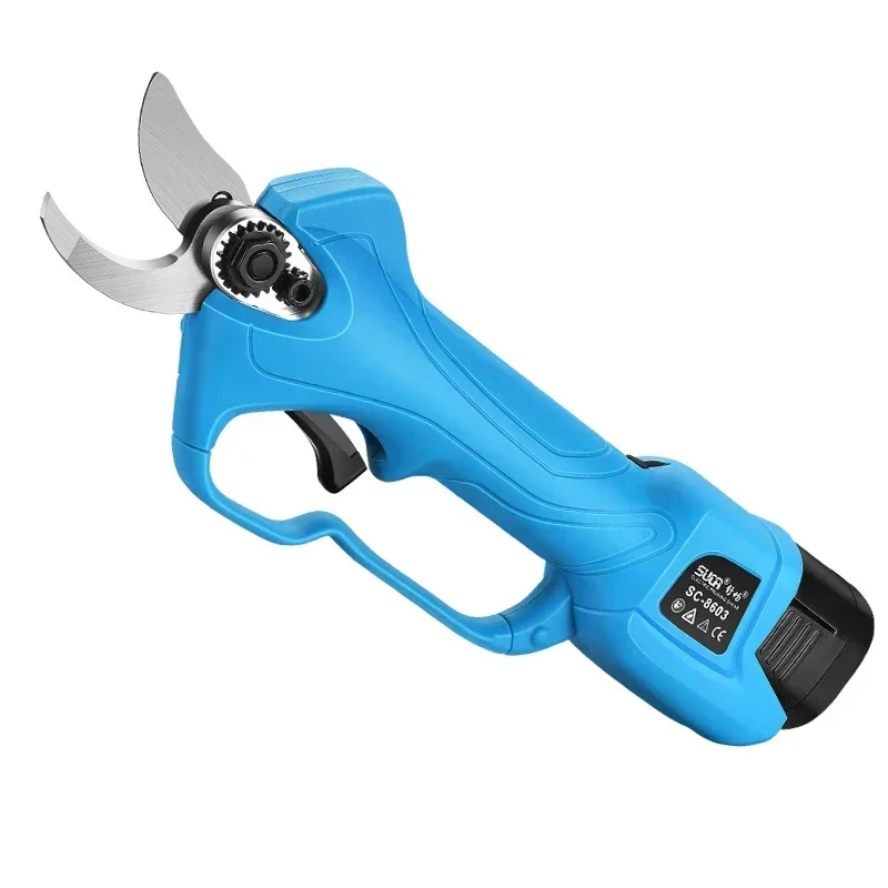 

l Professional 28mm Electric Fruit Pruning Shear Electric Bypass Pruner garden cordless branch scissors