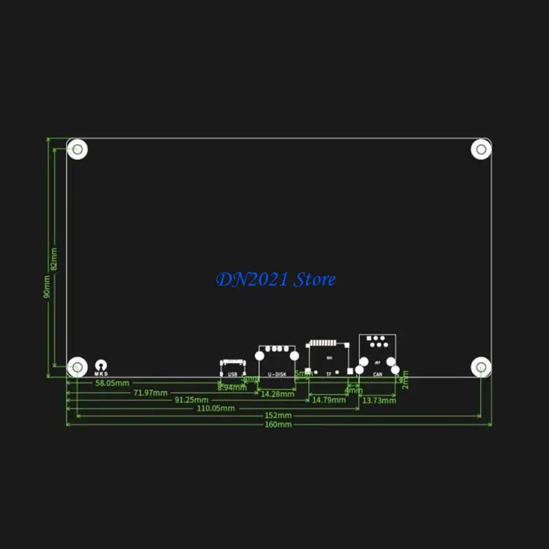

F3KE MKS MONSTR8 V2 Управляющая плата 8 Осина Материнская плата TS35 Сенсорный экран 3D -принтер 32 -битный контроллер MINI