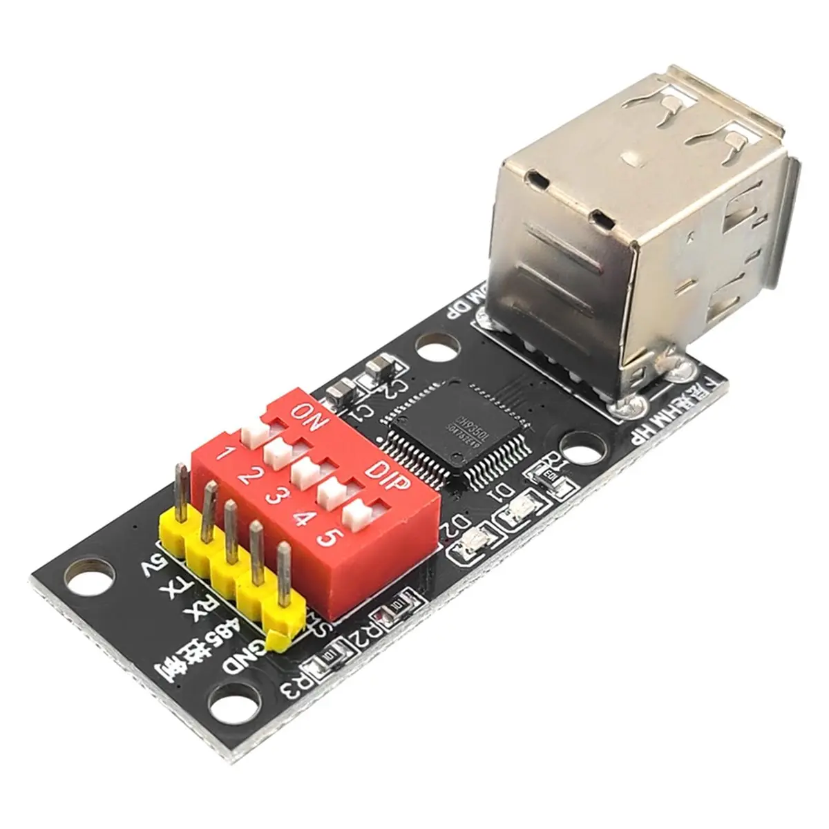 Модуль-конвертер CH9350 HID в последовательный порт для клавиатуры, мыши, сканера штрих-кодов, USB в TTL RS232 UART, виртуальный COM-порт