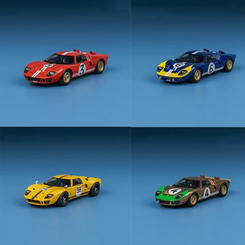 

Литой под давлением оригинальный масштаб 1:64 GT40 Mk1 MK2 модель из сплава, имитация украшения, хобби, сувениры, коллекция подарков, статический дисплей