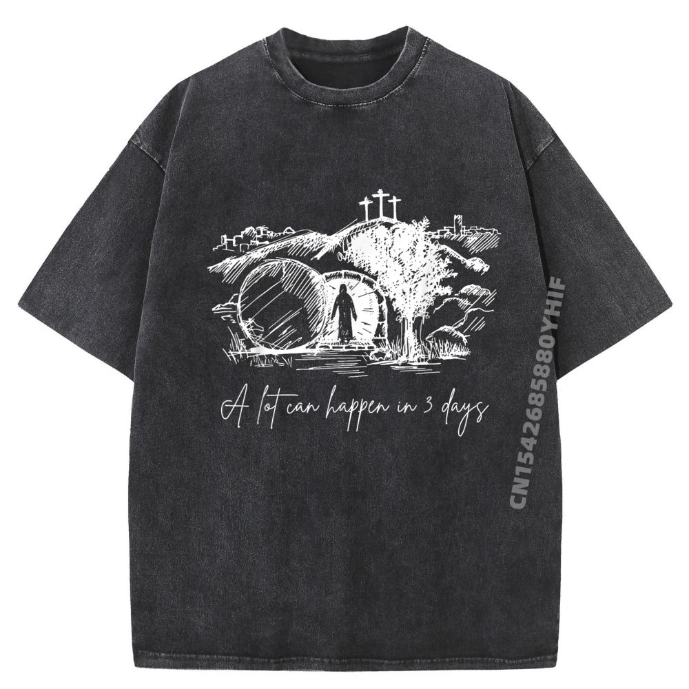 

Последняя футболка с принтом, футболка с религиозным рисунком, мужская винтажная стираная футболка Camiseta Masculina, мужская одежда в уличном стиле