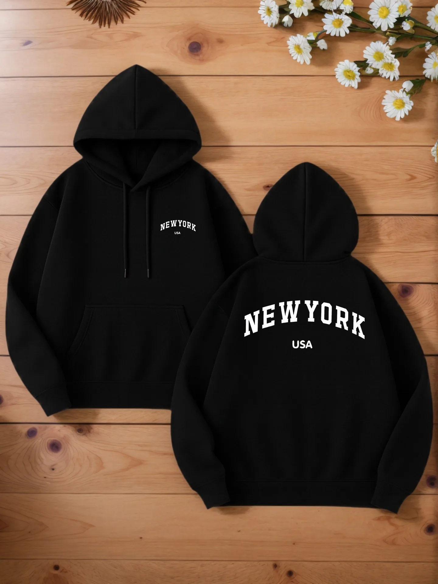 

Мужская толстовка с капюшоном, буквенный принт, повседневный стиль, флис, для повседневной носки, для мужчин