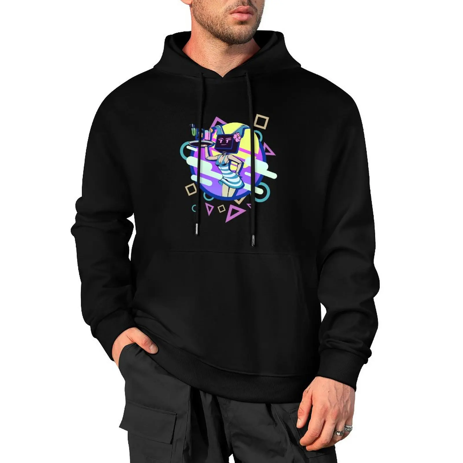 

Vaporwave Erie Pullover Hoodie men's clothes mens designer clothes korean style clothes anime hoodie