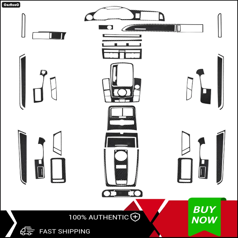 

Car Interior Parts For Audi A6 S6 C6 2005-2011 imitation Carbon Fiber Car Stickers Car Interior Decorative Accessories