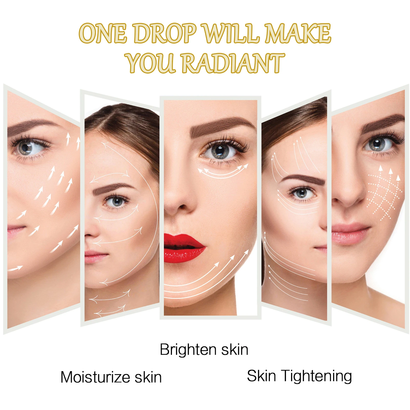 1/2/3 Buah Serum Wajah Racun Lebah Esensi Wajah Pengurang Kerut Pengencang Kulit Penguat Kolagen Alami Esensi Asam Hyaluronik