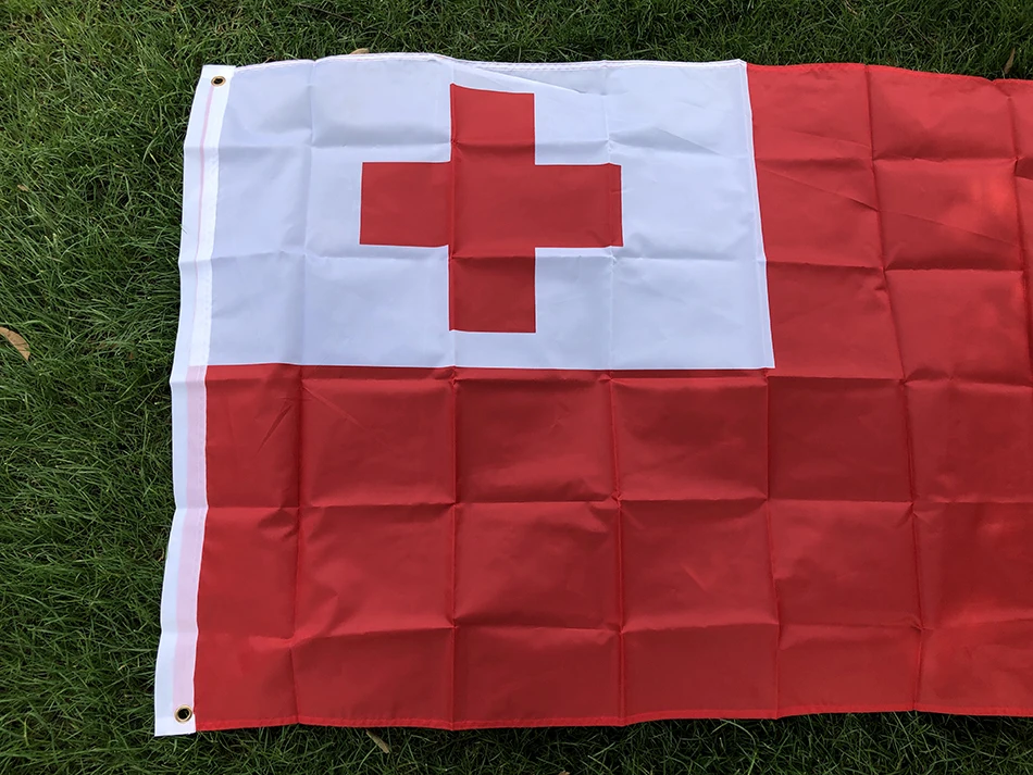 Banderín nacional Tonga – Poliéster resistente para decoración o colección - imagen 3