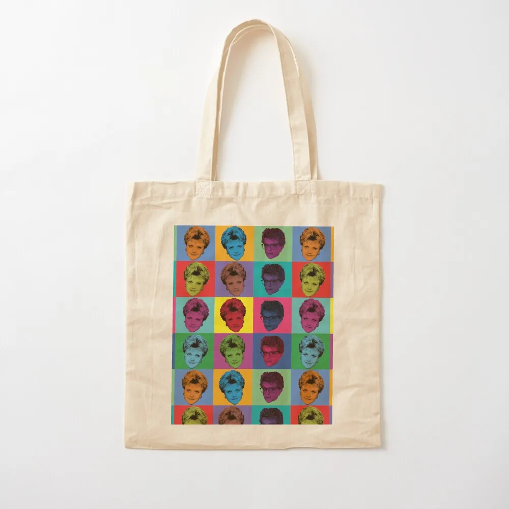 

PopArt Jessica Fletcher Tote Bag cloth bag woman Canvas bag for women shopping bags foldable