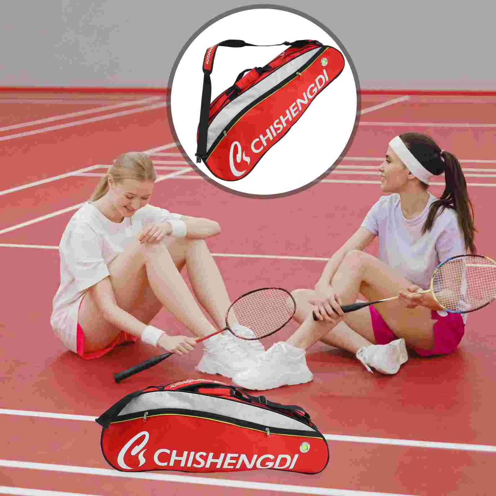 Badminton Bag Tennis Racket Backpack Net Large Table Kids Duffle Hand Bags Pouch Big Travel