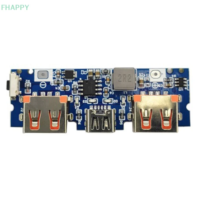 Lithium Battery Charger Board LED Dual USB 5V 2.4A Micro/Type-C USB Mobile Power Bank 18650 Charging Module