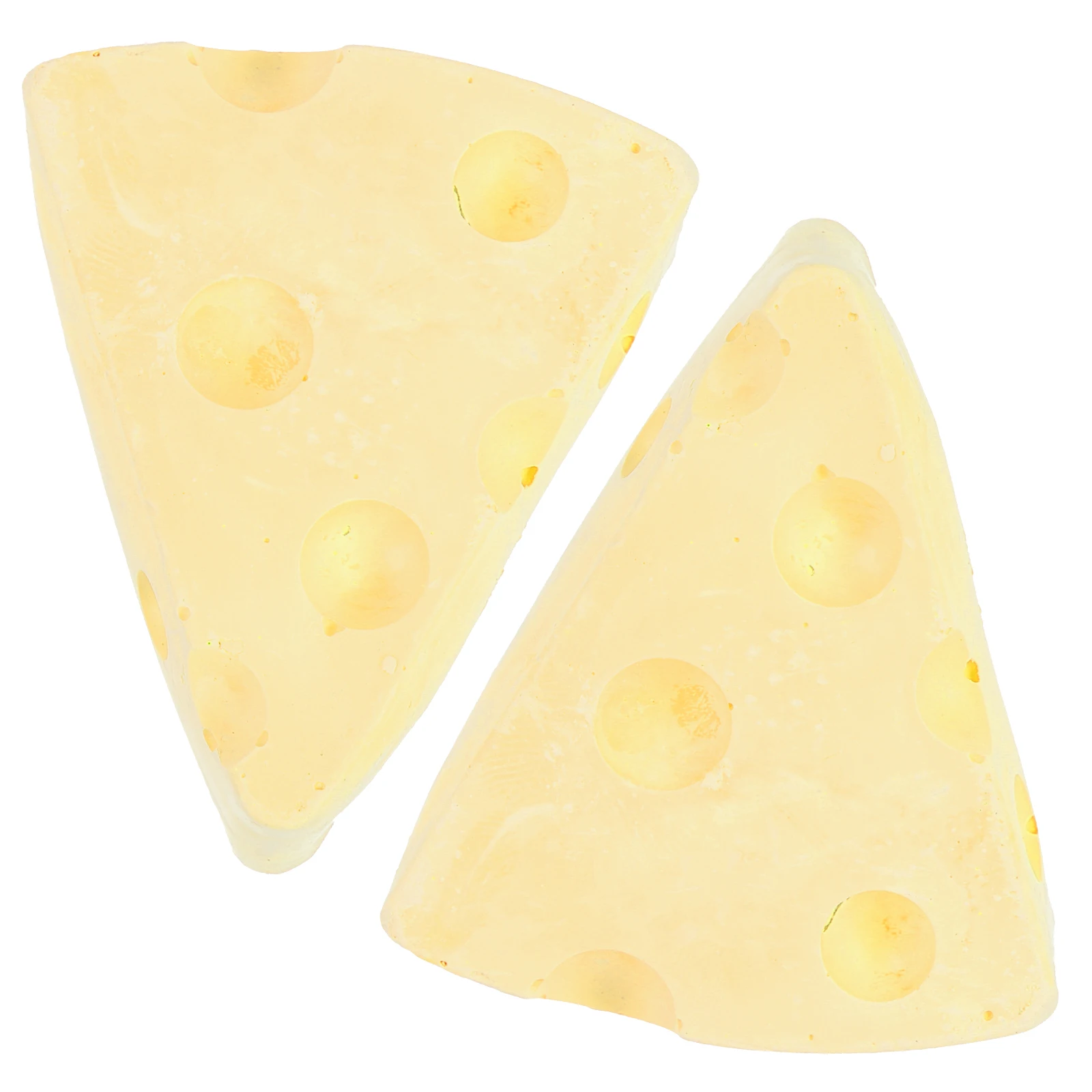 

2 Pcs Molar Stones Cheese Shape Small Pet Toys Rabbit Calcium Gypsum Hamster Teeth Grinding Bunny Health Products