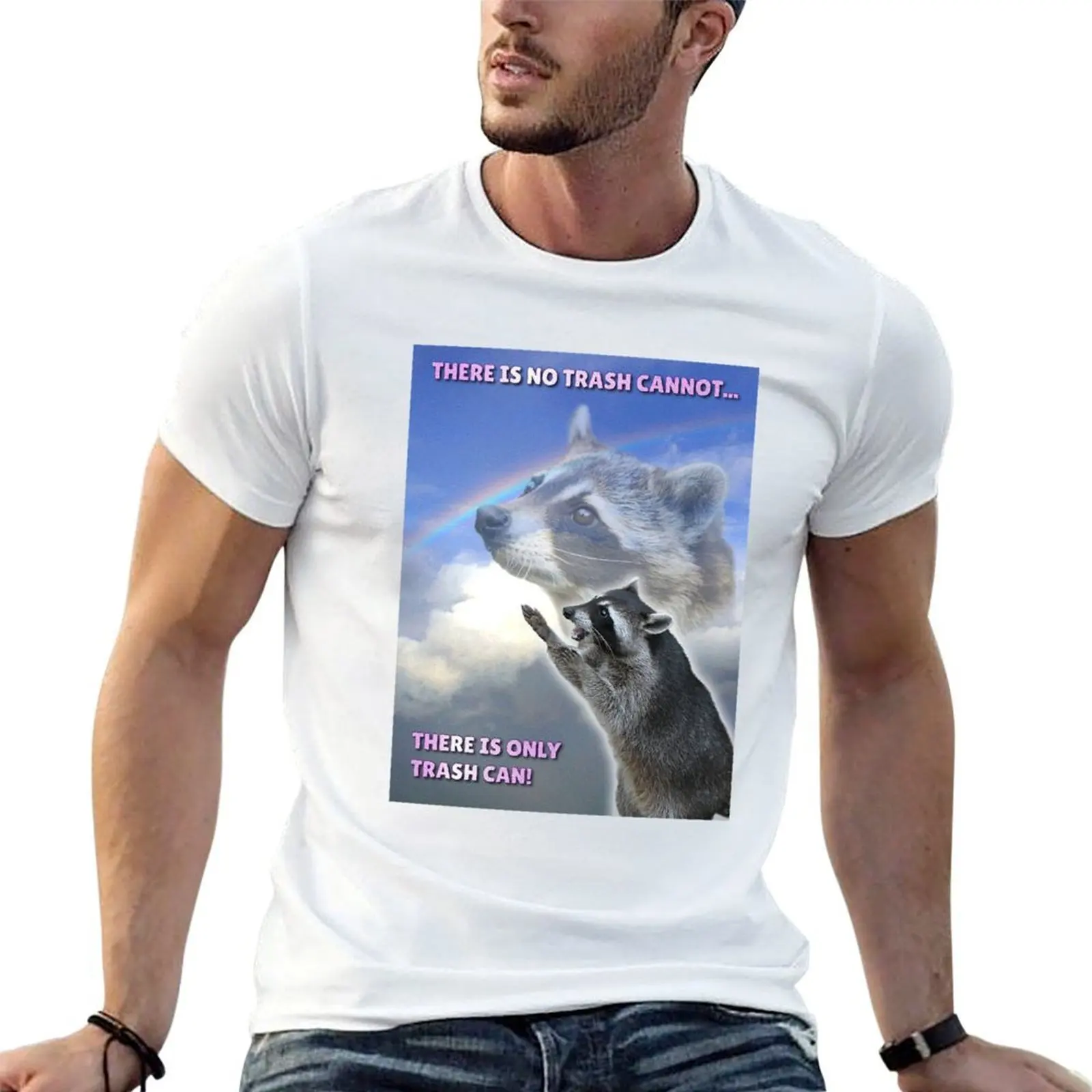 

There is No Trash Cannot .... T-Shirt printed t shirts for man funny t shirts cotton anime tshirt T-Shirt
