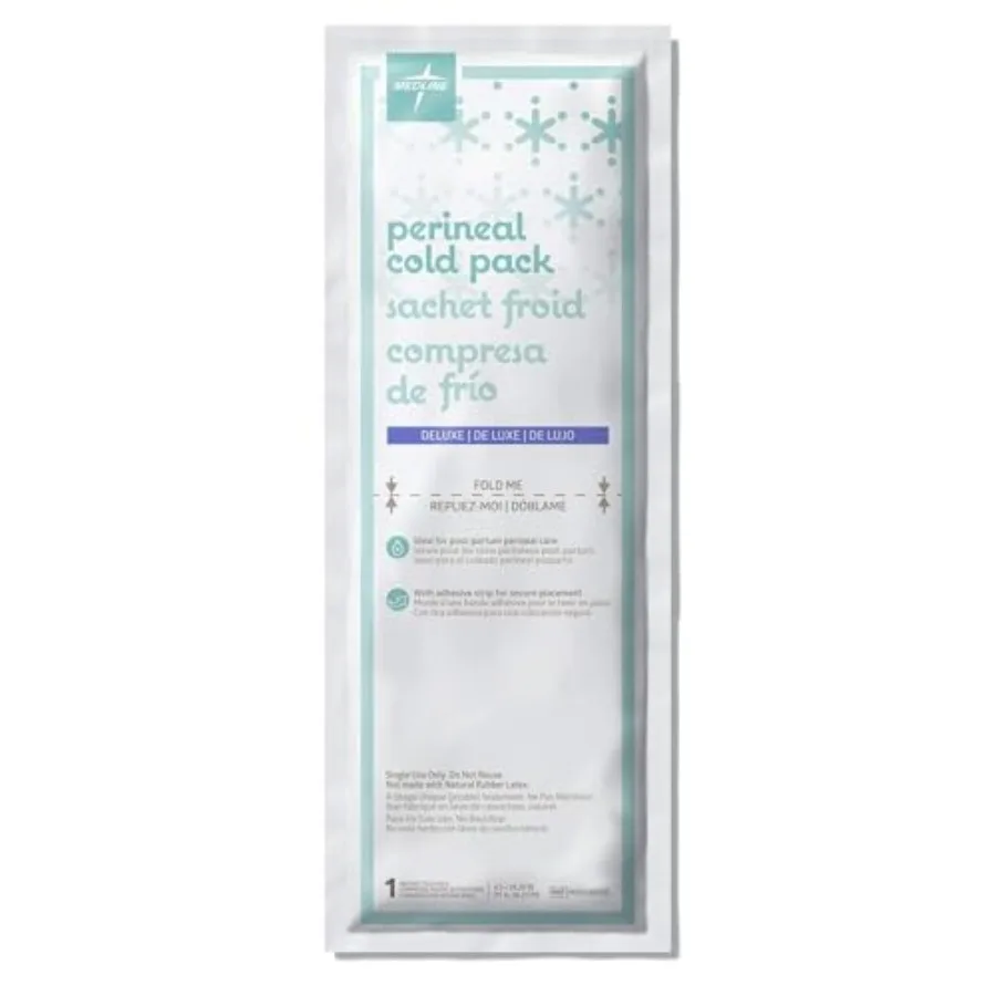 

Premium Perineal Cold Packs for Postpartum Care Strip 24 Count Each Absorbent Pad is 4.5" x 14.25" Perfect for your After Deliv