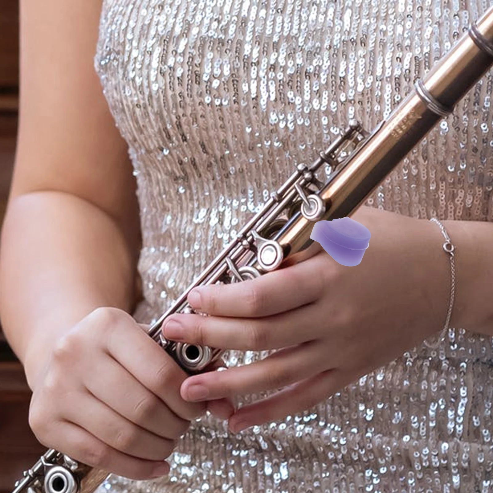 

3pcs Clarinet Thumb Rest Cushions Silicone Finger Protectors For Instrument Support Lightweight Durable Use Clarinet Accessories