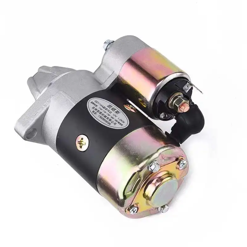 Engine Start Motor Pump Electric Starter Generator Set Motor Starter 12V 1.2KW QD114A