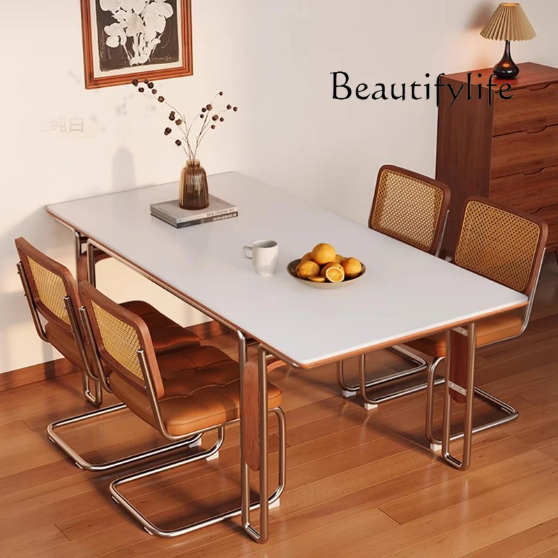 Parede de madeira mesa jantar nordic varanda escrita lounge mesa jantar moderna mesa escritório mesas de comedor sala estar móveis