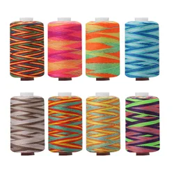 1000 Yards Colorful Polyester Sewing Thread Household Durable Hand Quilting Manual Line Thread For Needlework DIY Sewing Repair