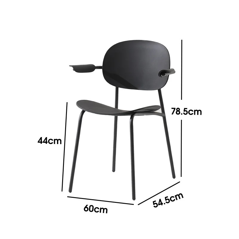 Back chair household living room light luxury dining chair