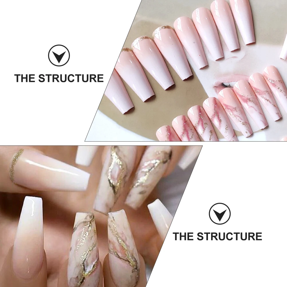 

24 шт., женские накладные наклейки с полным покрытием, нашивки для искусственных ногтей, вечерние, день рождения, декор, товары для дизайна ногтей