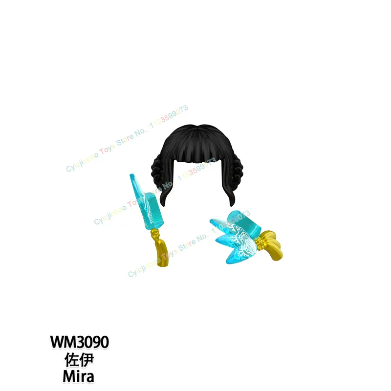 WM6229 ชุดตัวต่อการ์ตูนอนิเมะใหม่ กลุ่มสาวน้อย ของเล่นตัวต่อ DIY แบบประกอบเอง