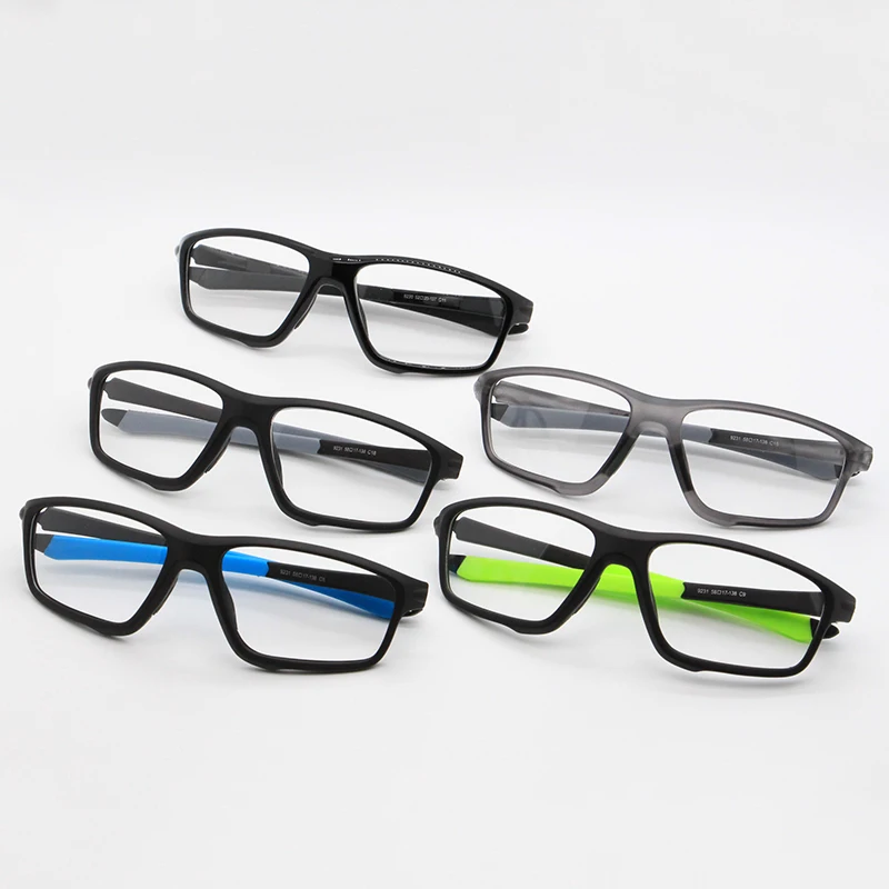 Bclear design homens esporte óculos armações de óculos tr90 esportes ao ar livre quadro retângulo miopia prescrição óculos de ciclismo quente
