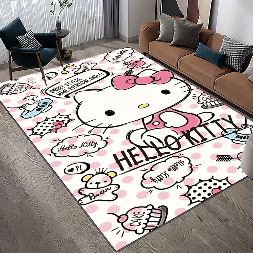 Hd bonito kuromi dos desenhos animados sanrio menina tapete para sala de  estar quarto decoração de casa, decoração antiderrapante para sofá capacho  presente crianças - AliExpress, image size:1000x1000
