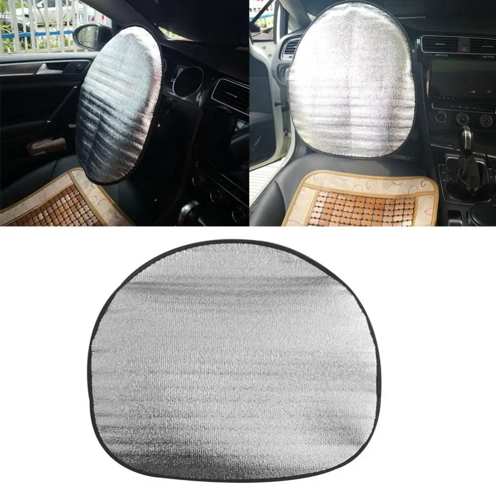 Sun Protection Visor Automotive Aluminum Foil Thicken Accessories Sunshade Cover Foldable Shield Car Steering Wheel Reflective