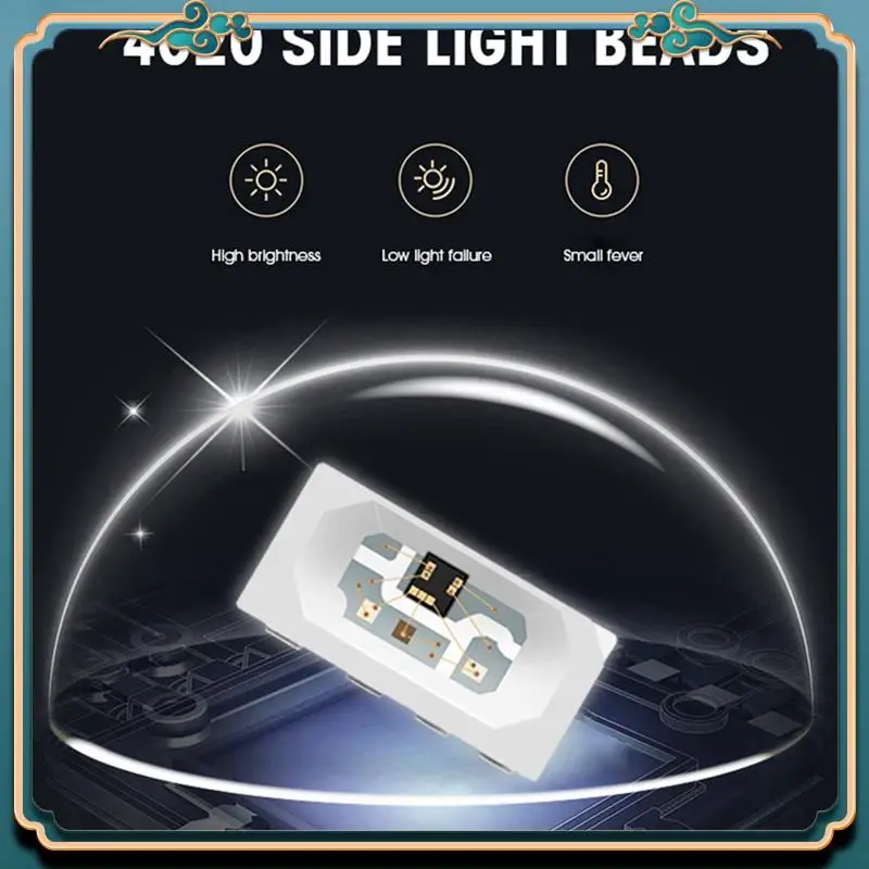 ABJG-200Pcs SK6812 SIDE-A SK6812 IC In LED Chip Side Lighting SMD 4020 RGB For Strip Display Screen Individually Addressable