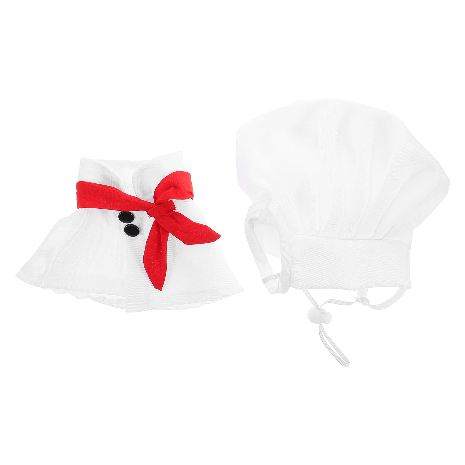 

Funny Pet Chef Outfit Dog Hat Puppy Costume Animal Cotton Accessories Baker Kitchen Clothes