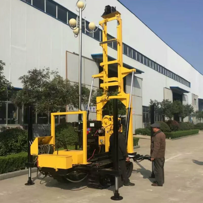 YG Crawler Core Water Well Drill Rigs Machine 100 Meter 200M Mutifunctional Rotary Sampling Core Drilling Rig Machinery for US