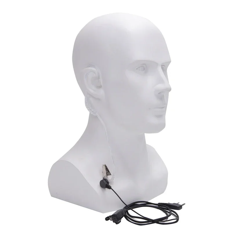 Baofeng UV-5RH Pro Max Walkie Talkie Headset with Mic 2 Pin Acoustic Air Tube Headset UV-18Pro Kenwood UV-13 DM-1701 UV-5R Radio
