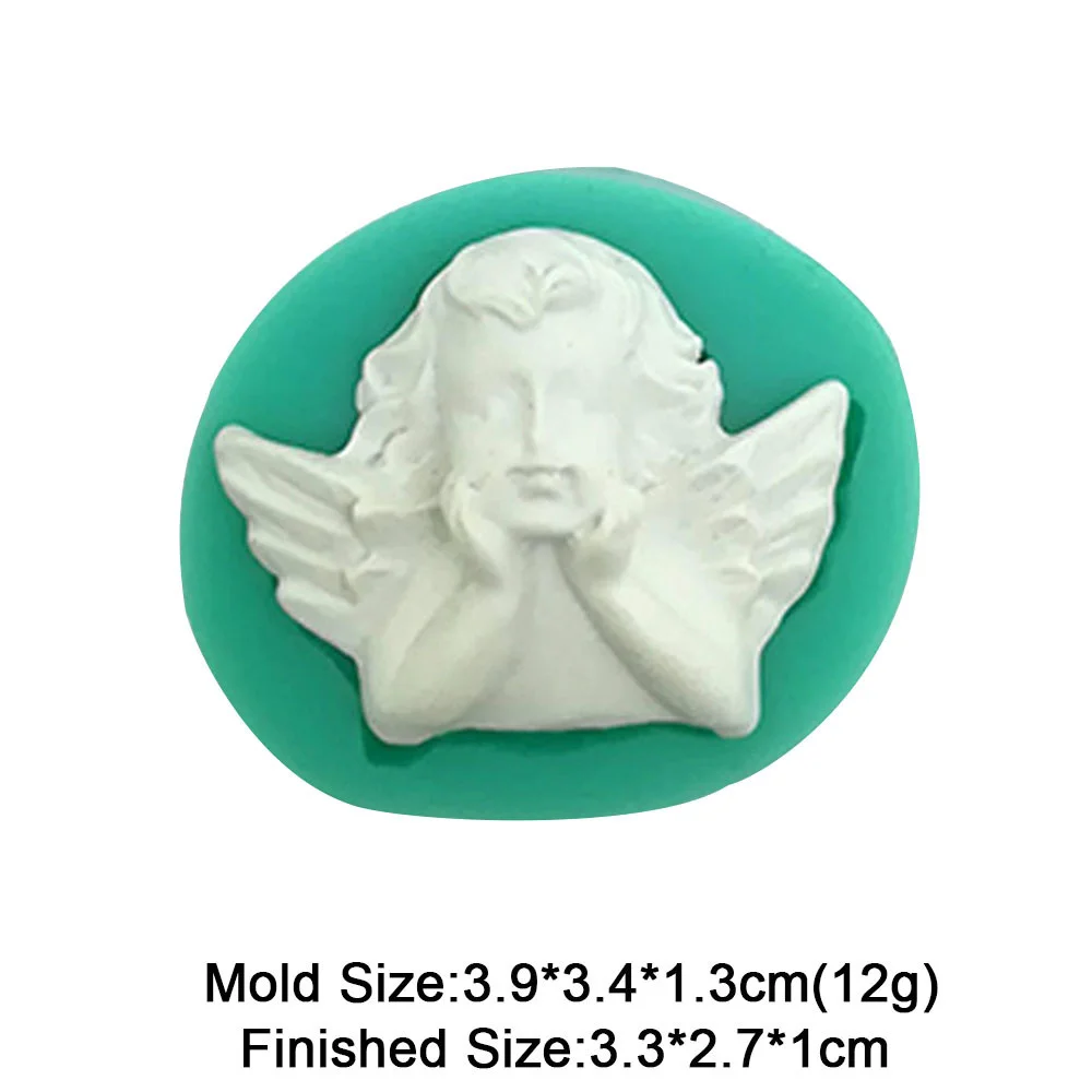 Engel Serie Fondant Silikonform Amor Flügel Modell Zucker Cupcake Schokolade Backen Kuchen Werkzeuge handgemachte Ton Harz machen Form – Detail 13
