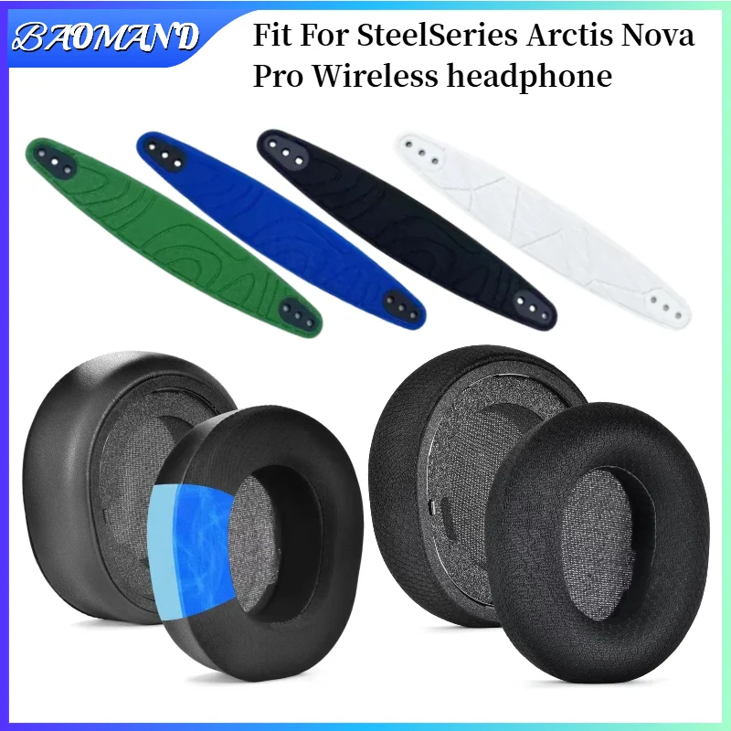 

For SteelSeries Arctis Nova Pro Wireless Headphones Replacement Original Ear Pads Ear covers Earmuffs Head beam cushion