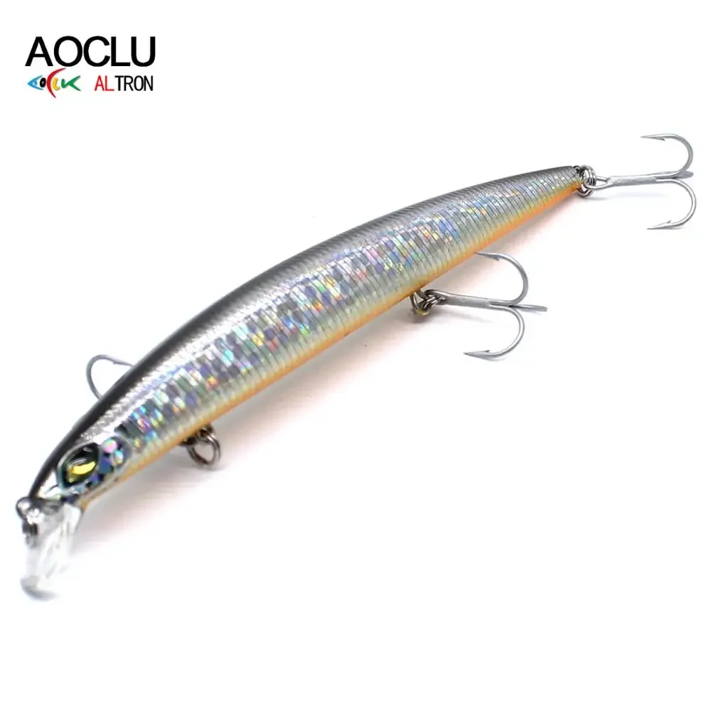 

AOCLU Wobblers Super Quality 8 Colors 145mm 19.1g Hard Bait Minnow Shad Crankbait Fishing Lure Bass Fresh Salt Water Tackle