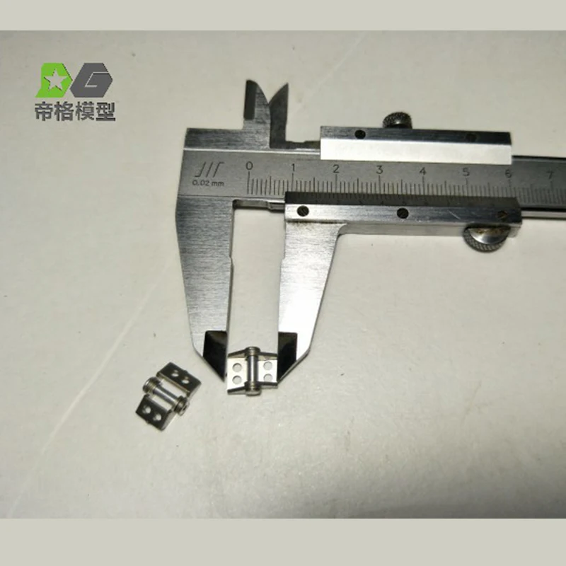 บานพับกล่องสัมภาระรถพ่วงโลหะ RC อัพเกรดสำหรับรถบรรทุก Tamiya RC 770S 56352 ขนาด 1/14 อะไหล่รถบรรทุก DIY บานพับกล่องสัมภาระรถบรรทุกโลหะ 6 ชิ้น