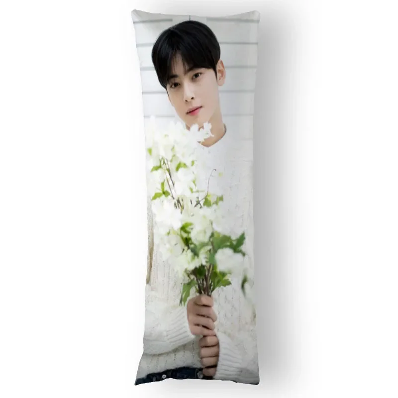 Cha Eun-Woo Dakimakura Body Pillow Case Genshin Impact Diluc Decorative Cover Home Decoration Pillowcases Printed Long