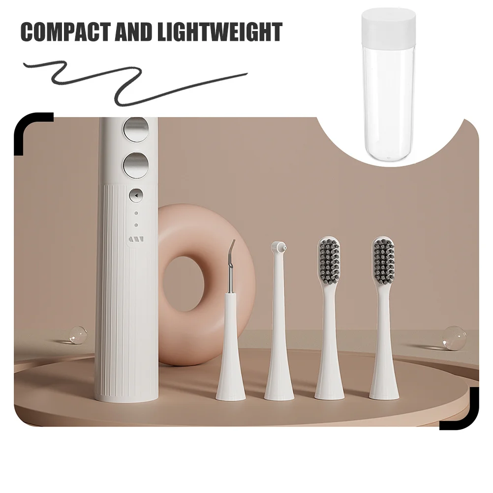 4 قطعة غطاء رأس فرشاة الأسنان المحمولة واضح حقيبة للتخزين للسفر رؤوس الفرشاة الكهربائية حامي غطاء فرشاة الأسنان للسفر