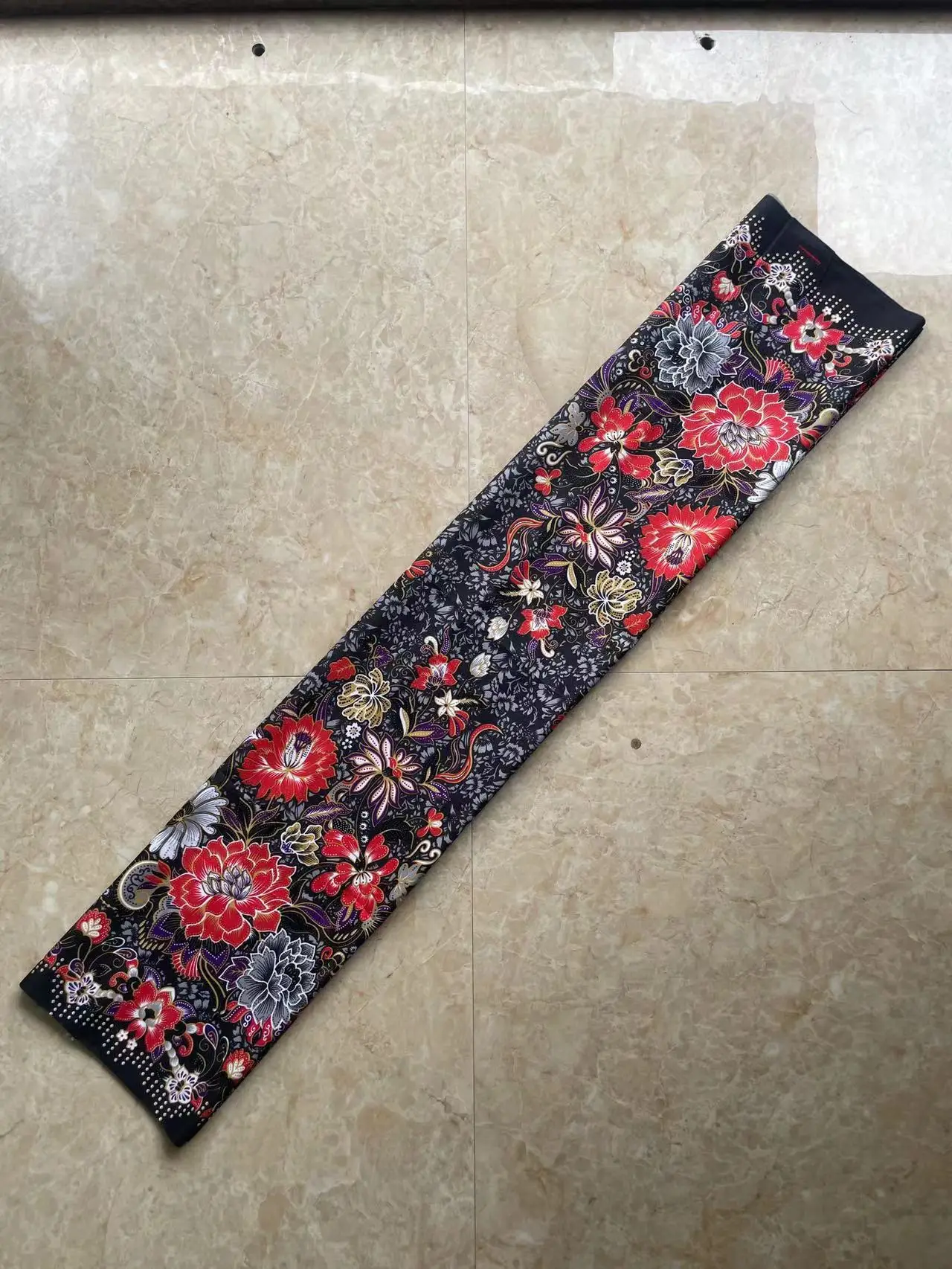 Traditional Dai Ethnic Southeast Asian Myanmar Sarong Tube Skirt Longyi Half-length National Costume High Waist Polyester Pri...