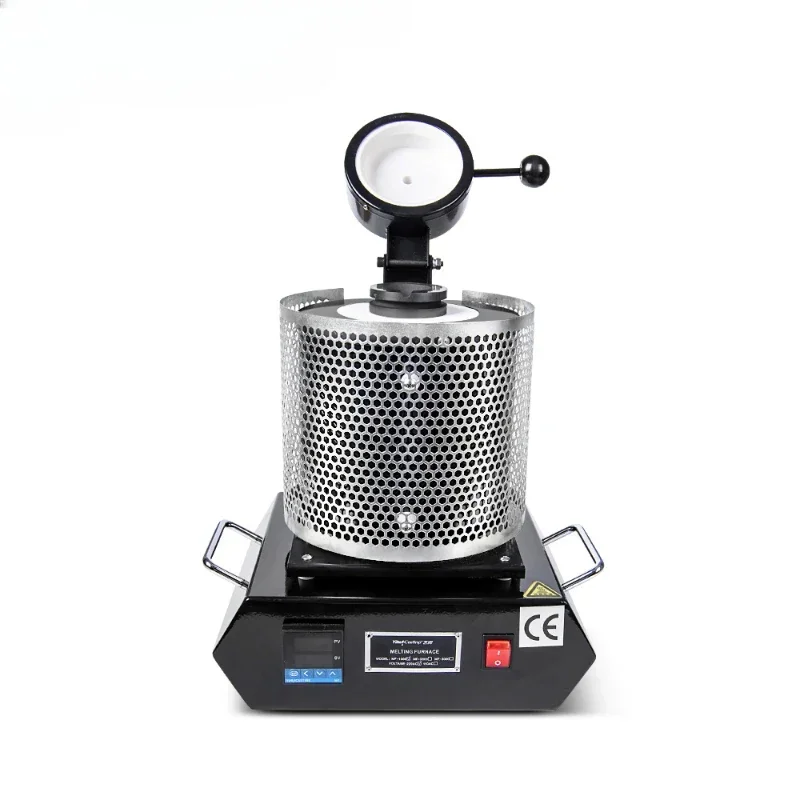 1kg Mini melting furnace, with imported heating coil furnace for smelting gold and silver,goldsmith tools