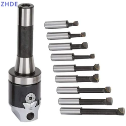 Zhde f1 boble head,50mm, 75mm, 100mm, CNC旋盤,旋盤,Bt30,bt40,nt30,n40,c20,c25,r8,mt2 mt3,mt4