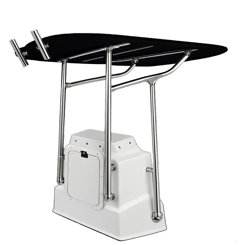 Smart Heavy T Top Anodized Black Canopy Boat Bimini Top