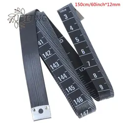 1.5M Sewing Ruler Meter Sewing Measuring Tape Body Measuring Ruler Sewing Tailor Tape Measure Soft Black