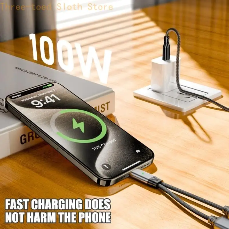 USB C Kopfhörer Ladeadapter Typ C 2 in 1 Splitter Kabel Draht HiFi Sound E74A – Detail 7