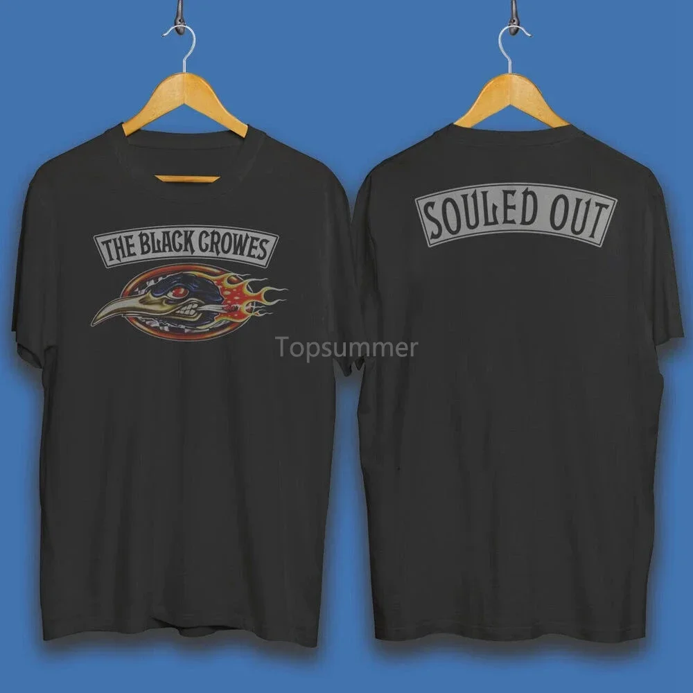 

Blacks Crowes Souled Out 90S Full Size Gift Fans Two Sides Shirt Nh729