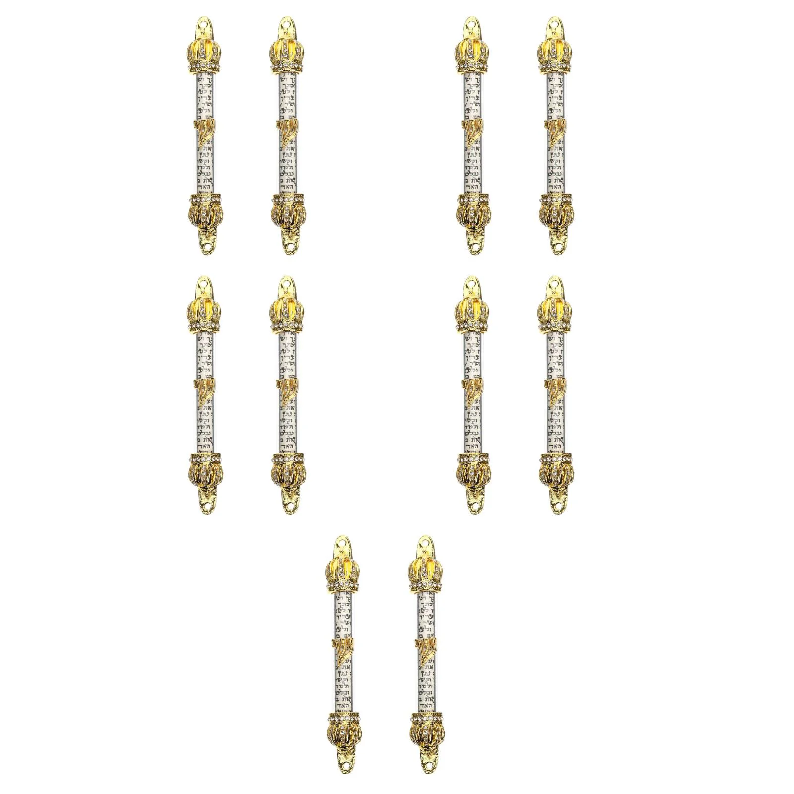 10 قطعة باب الكتاب المقدس المعدني Mezuzah باب يهودي Mezuzah المنزل المعادن Mezuzah باب المنزل Mezuzah اليهودية Mezuzah للباب الخارجي Hannuk
