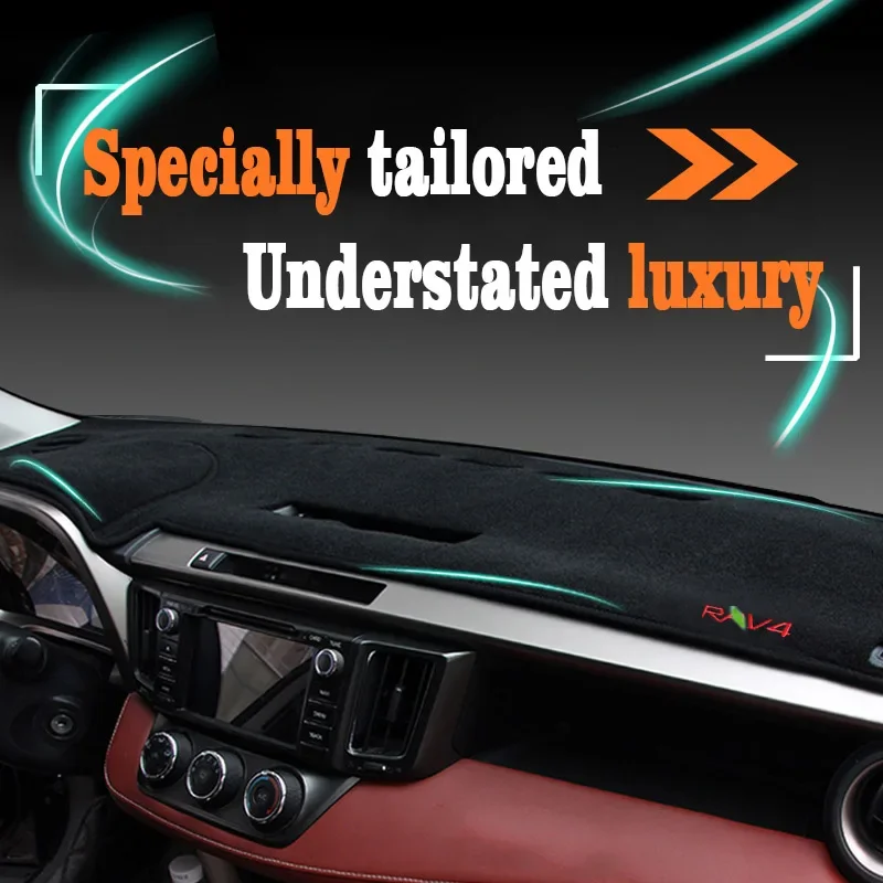 لتويوتا كورولا E140 E150 2006 ~ 2013 وحدة التحكم في السيارة لوحة القيادة ظلة المضادة للأشعة فوق البنفسجية الشمس واقية الغبار السجاد حماية الوسادة الملحقات #5