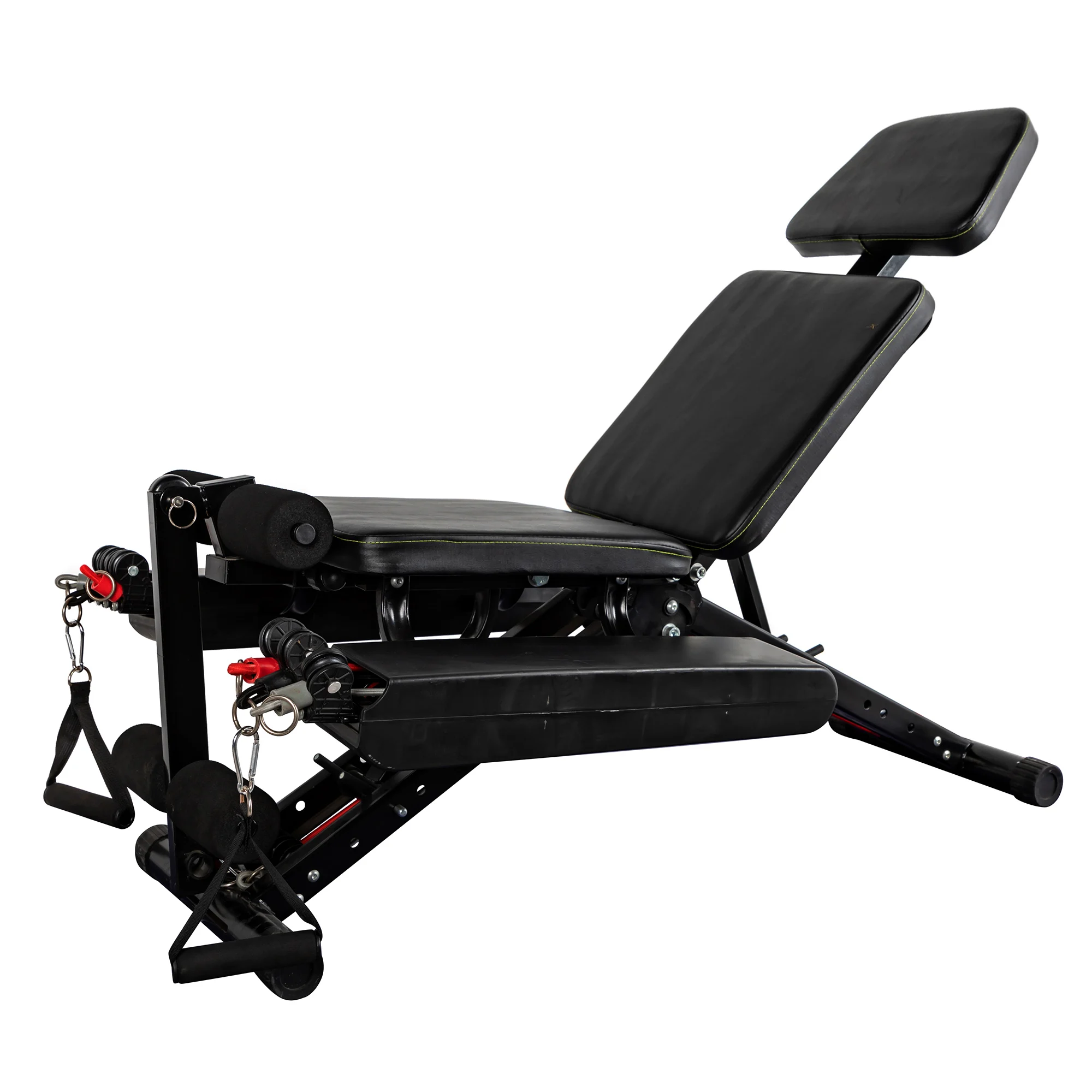 Multifunctional Gym Fitness Exercise Machine Foldable Height Adjustable Sit up Weight Bench