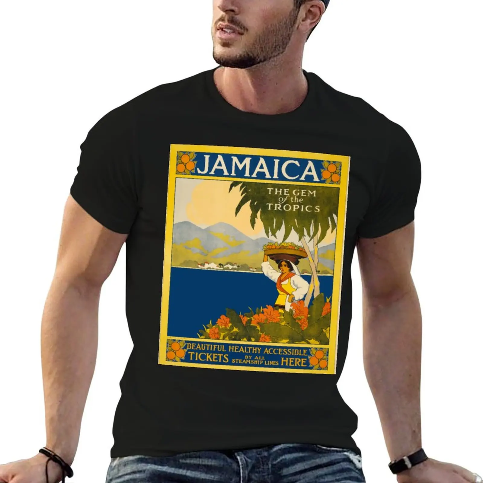 

Jamaica T-Shirt vintage cute tops designer shirts cute clothes t shirts for men graphic