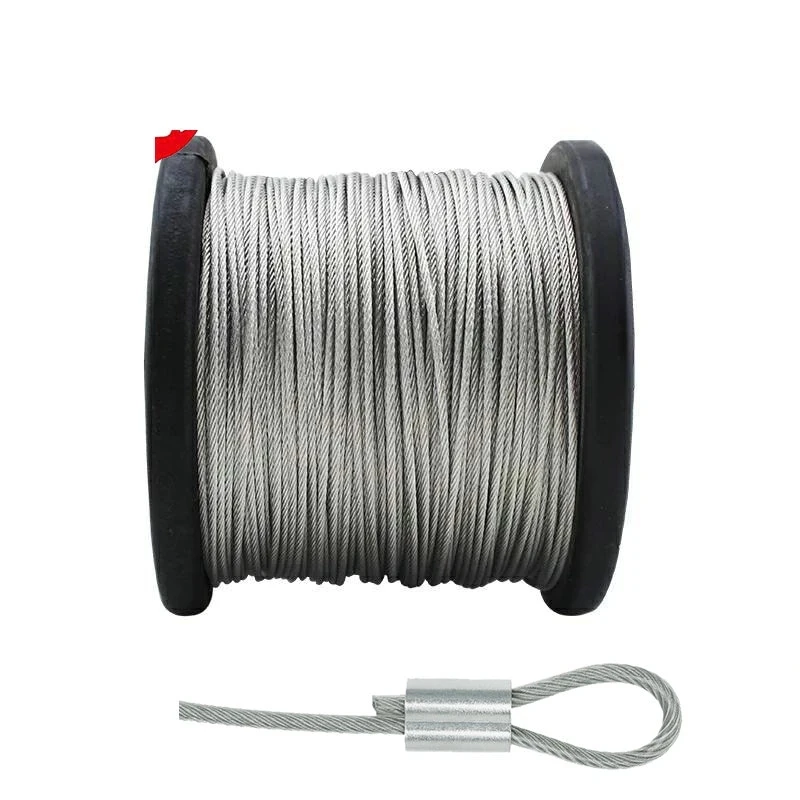 MG01 316 Marine Grade Stainless Steel Flexible Soft Wire Rope Cable Ocean Salty Water Fishing Line 0.3-3mm Diameter