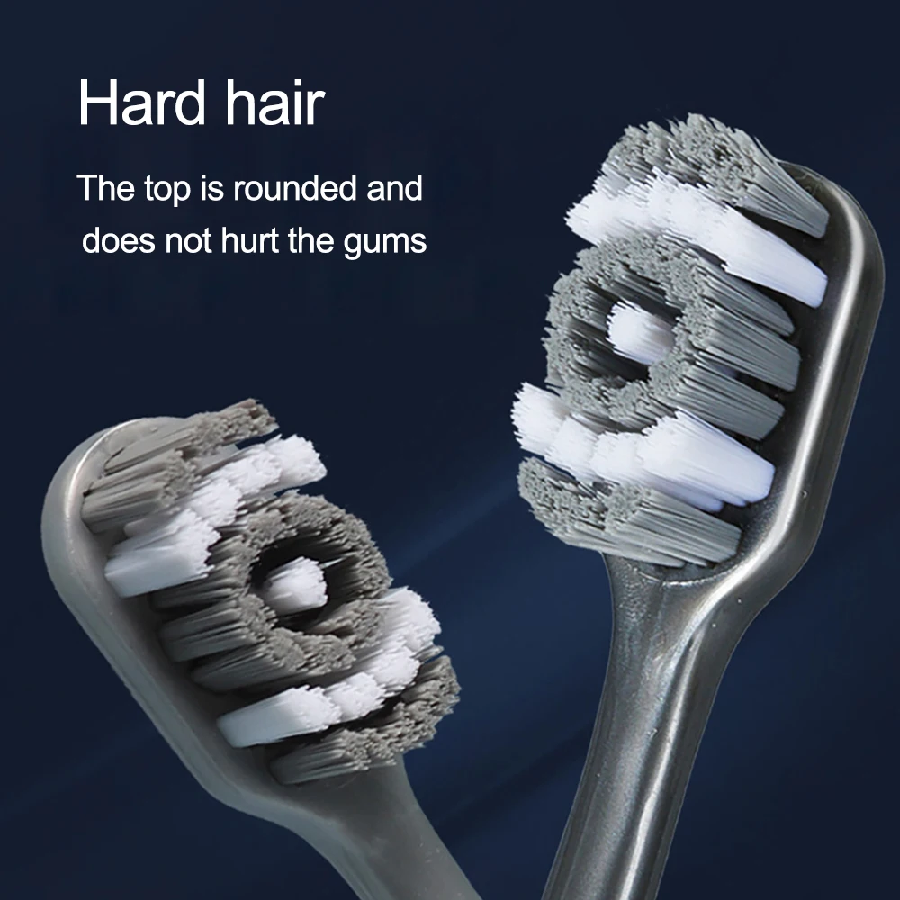 Spiral Bristle Toothbrush Soft Medium Hard Bristles Manual Oral Care for Thorough Cleaning, Gum Health and Fresh Breath