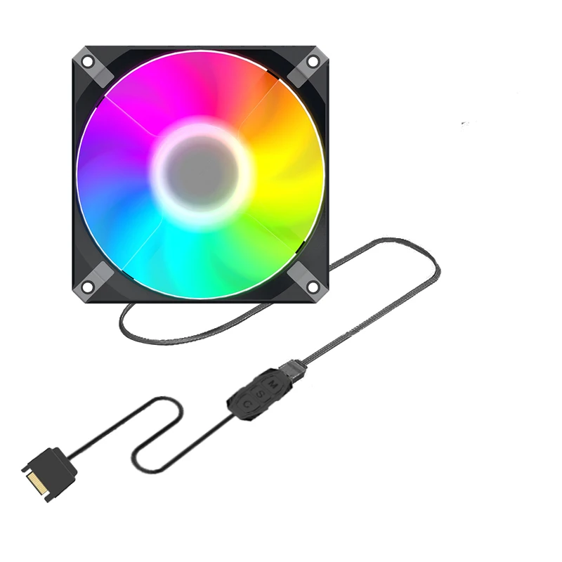 JUMPEAK Mini 5V 3PIN ARGB Controller For Computer Fan LED Strip,Support for multiple devices